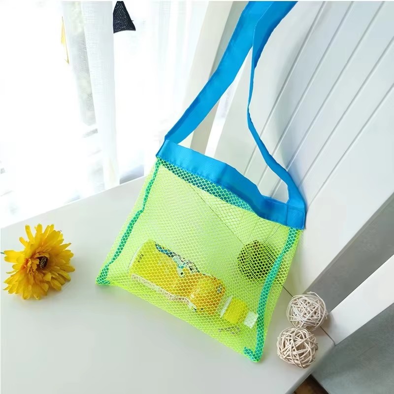 Beach Towel Large - Bolsa de malla portátil para niños,
