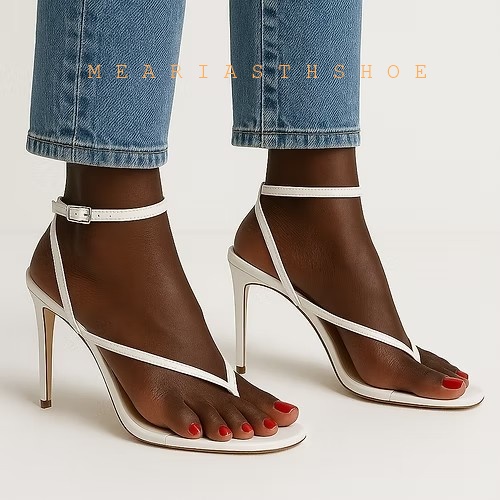 Sandalias Gladiador Beige y Ne - Casual Sandal Leather reseña y precio
